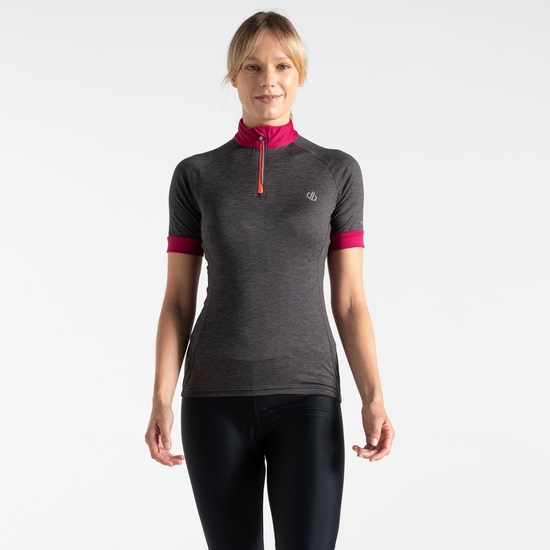 Women's Pedal Through It II Jersey Black Marl