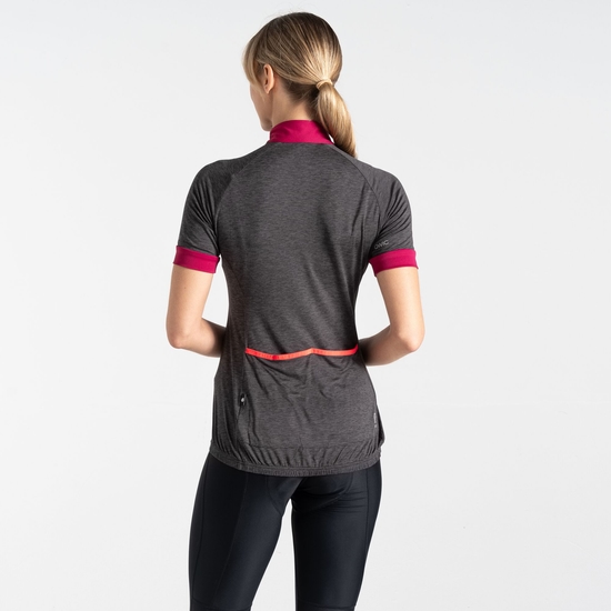 Women's Pedal Through It II Jersey Black Marl