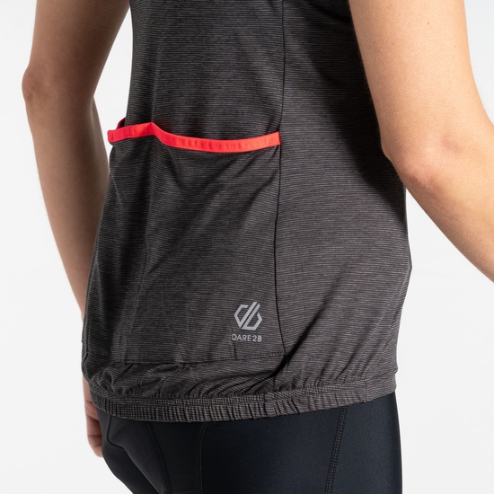 Women's Pedal Through It II Jersey Black Marl