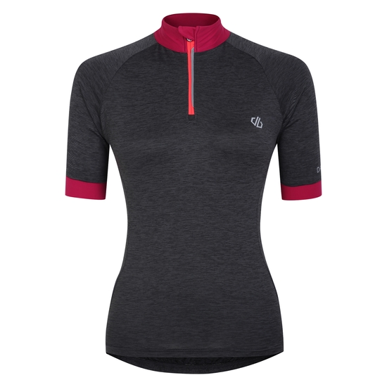 Women's Pedal Through It II Jersey Black Marl