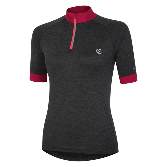 Women's Pedal Through It II Jersey Black Marl