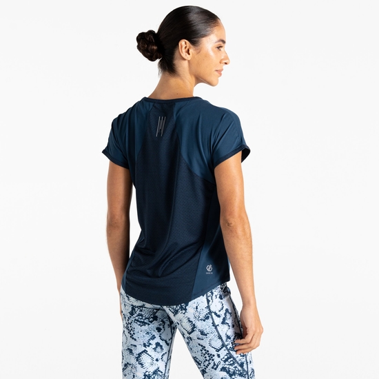 T-shirt Chase pour femme Bleu