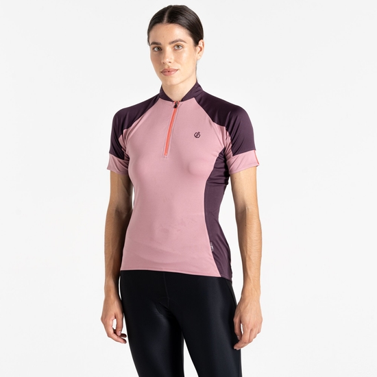 Women's Flutter Jersey Lilas & Deep Plum 