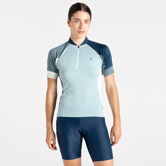 Women's Flutter Jersey Element Grey & Aquifer