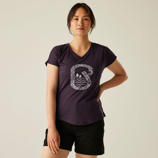 T-shirt Serene pour femme Violet