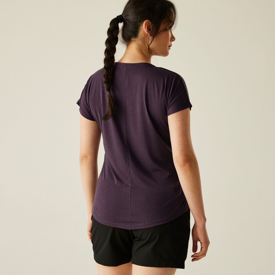 Women's Serene T-Shirt Deep Plum 