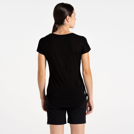 T-shirt Serene pour femme Noir