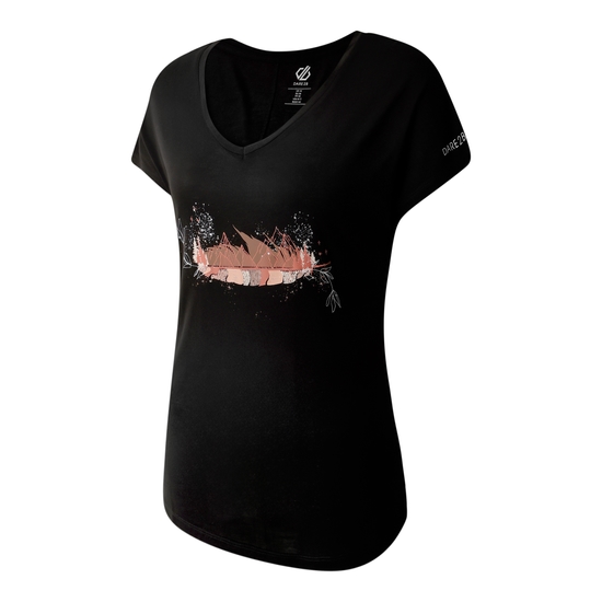 T-shirt Serene pour femme Noir