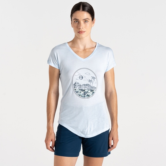 T-shirt Serene pour femme Bleu