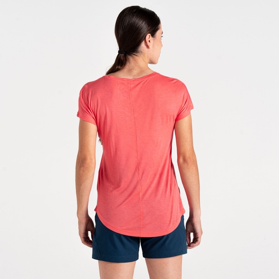 Women's Serene T-Shirt Peach Bloom 