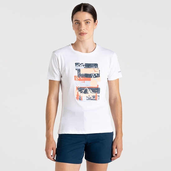 T-shirt Tranquility III pour femme Blanc