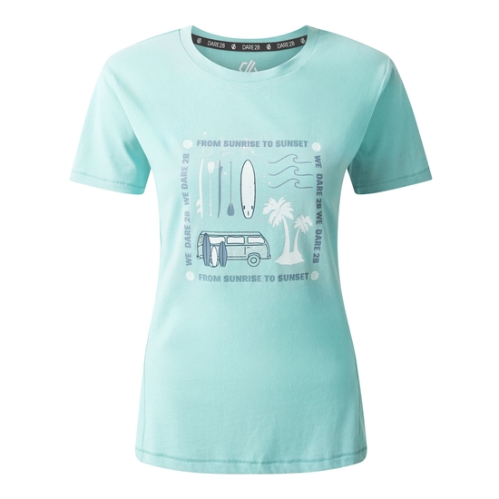 Women's Tranquility III T-Shirt Aquifer 