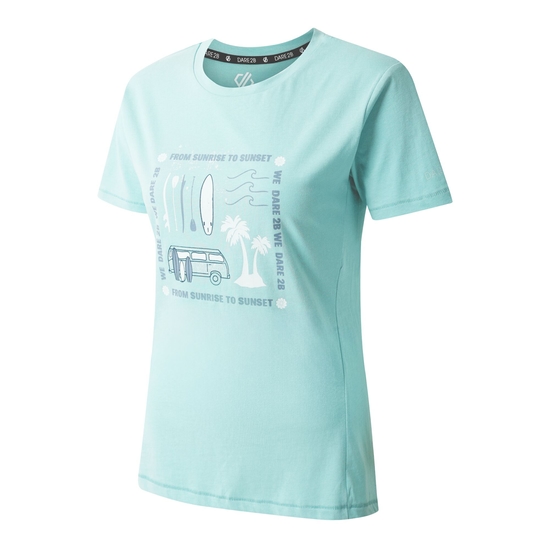 Women's Tranquility III T-Shirt Aquifer 