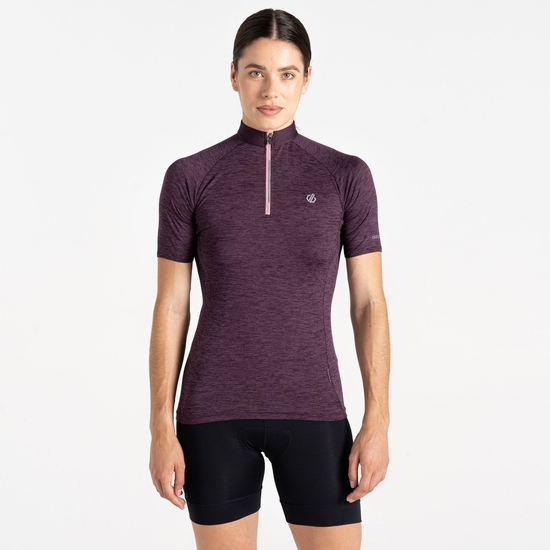Women's Pedal Through It II Jersey Deep Plum 