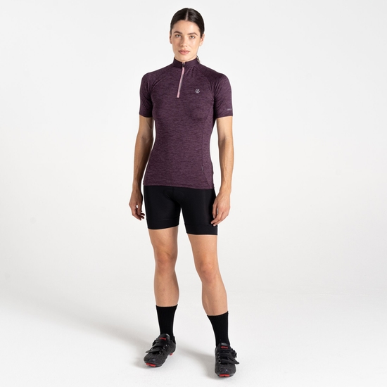 Women's Pedal Through It II Jersey Deep Plum 
