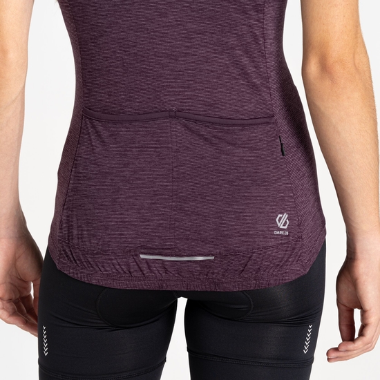 Women's Pedal Through It II Jersey Deep Plum 