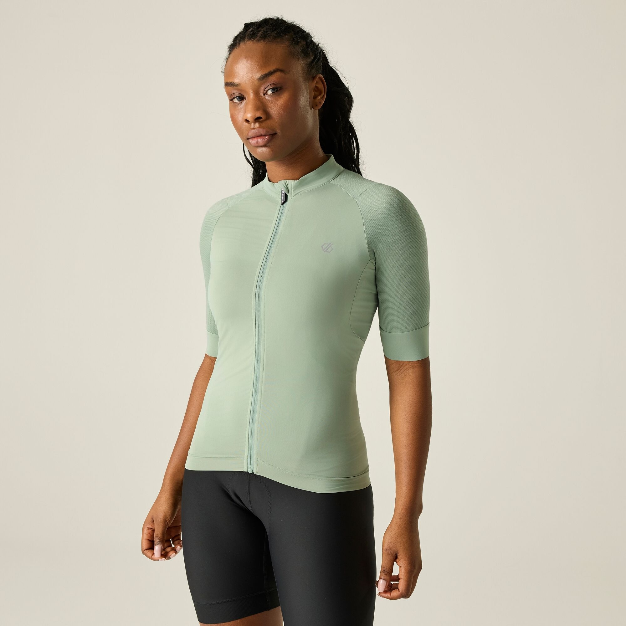 Dare 2B Women's Green Lightning Short Sleeved Cycling Jersey Size: 12