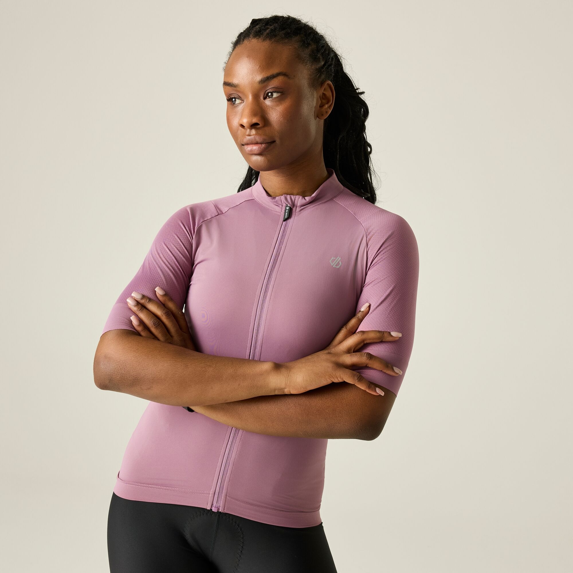 Dare 2B Women's Pink Lightning Short Sleeved Cycling Jersey Size: 12