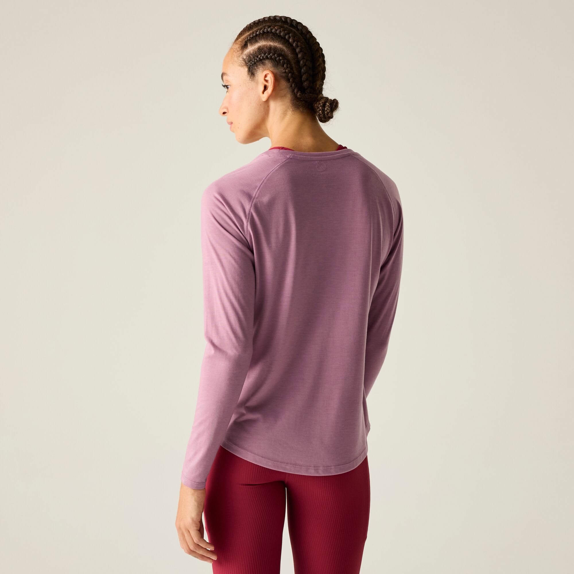Dare 2B Women's Pink Nimble Long Sleeve Quick-Drying T-Shirt in Size 10, Sports Direct - Image 4