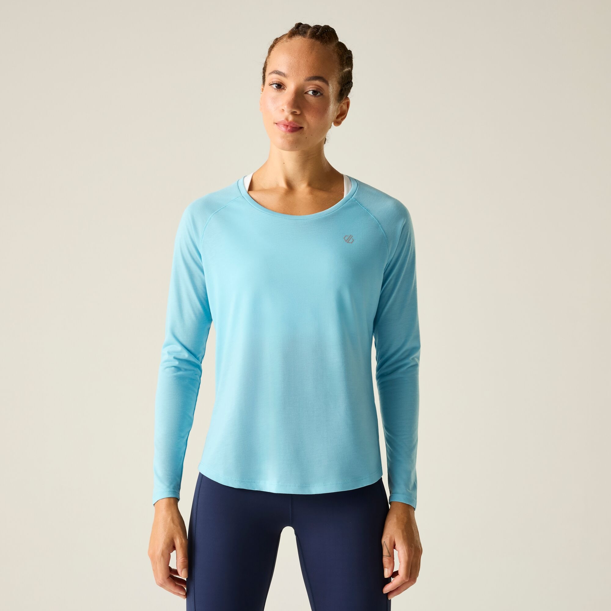 Dare 2B Women's Blue Serenity Long Sleeved T-Shirt Size: 10