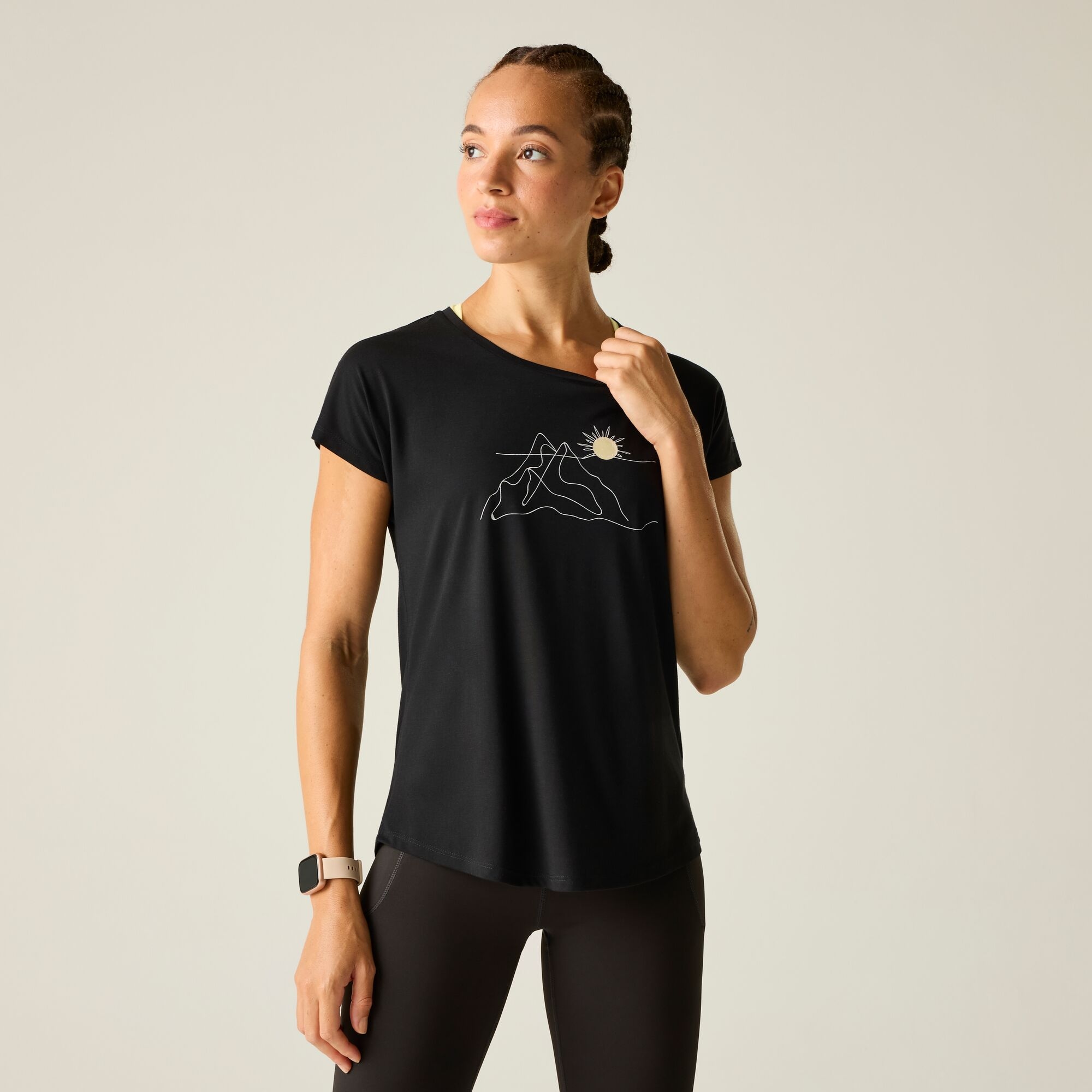 Dare 2B Women's Black Serenity T-Shirt Size: 12