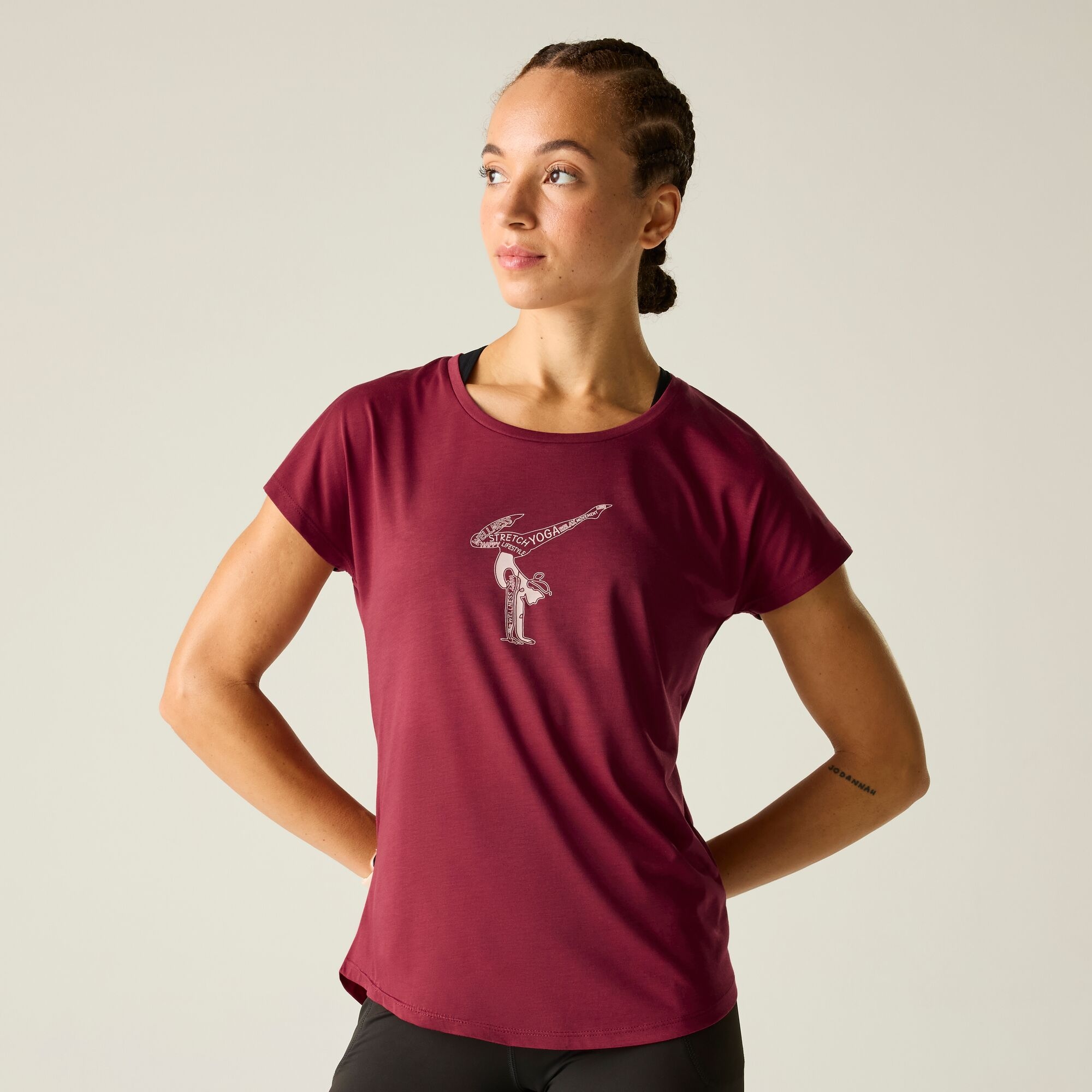 Dare 2B Women's Red Serenity T-Shirt, Size: 14