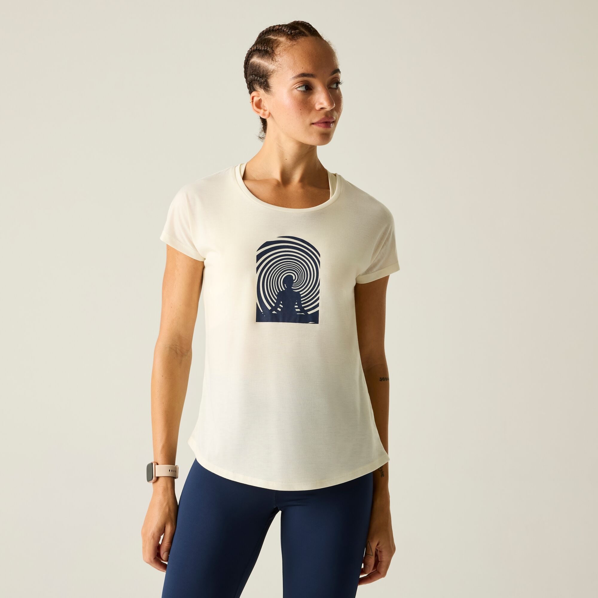 Dare 2B Women's Beige Serenity T-Shirt Size: 14