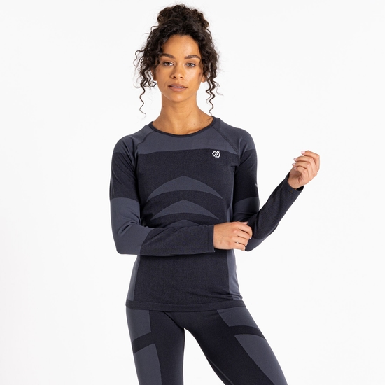 Women's In The Zone Performance Base Layer Top Black
