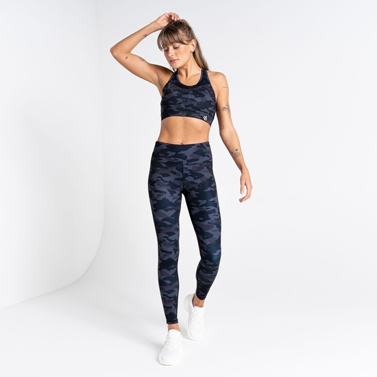 Brassière Sport Femme Avec Imprimé MANTRA Noir