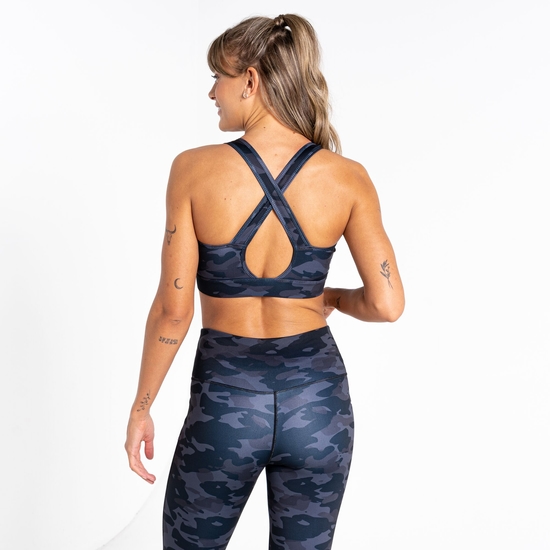 Brassière Sport Femme Avec Imprimé MANTRA Noir