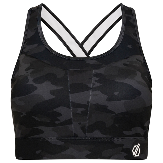 Brassière Sport Femme Avec Imprimé MANTRA Noir