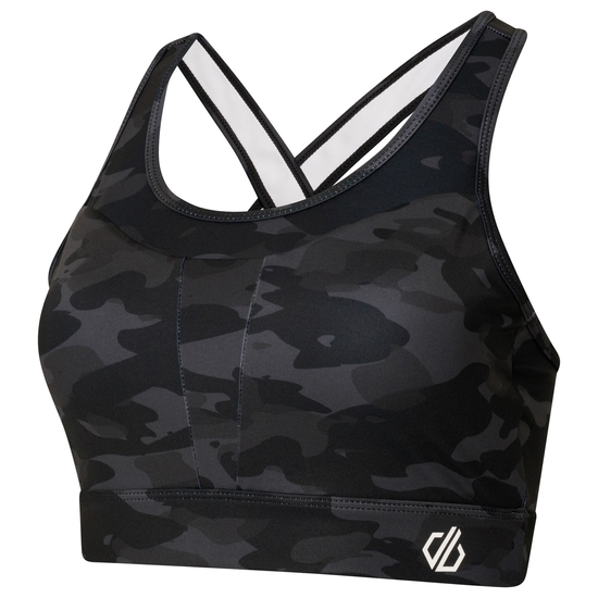 Brassière Sport Femme Avec Imprimé MANTRA Noir