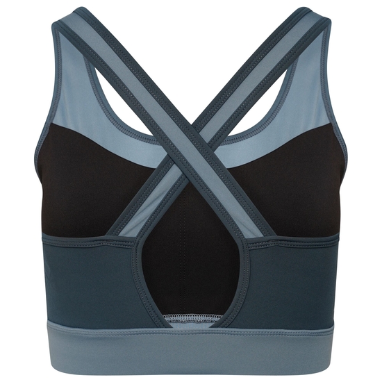 Damen Mantra Sport-BH Grau Blau