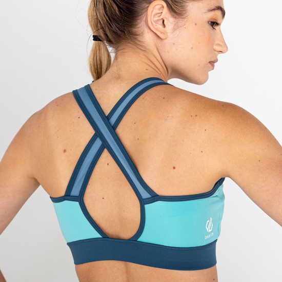 Brassière Sport Femme Avec Imprimé MANTRA Bleu