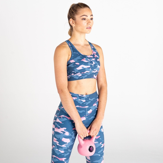 Brassière Sport Femme Avec Imprimé MANTRA Rose