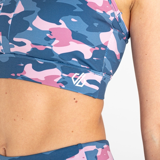 Brassière Sport Femme Avec Imprimé MANTRA Rose