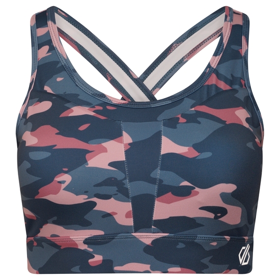 Brassière Sport Femme Avec Imprimé MANTRA Rose