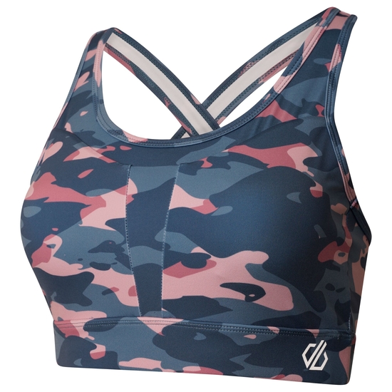 Brassière Sport Femme Avec Imprimé MANTRA Rose