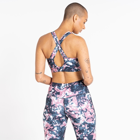 Brassière Sport Femme Avec Imprimé MANTRA Rose