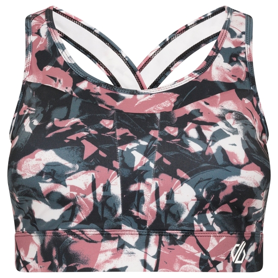 Brassière Sport Femme Avec Imprimé MANTRA Rose