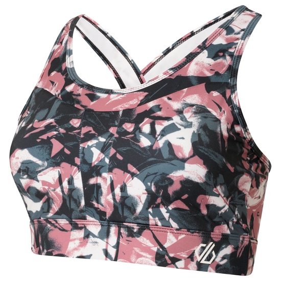 Brassière Sport Femme Avec Imprimé MANTRA Rose