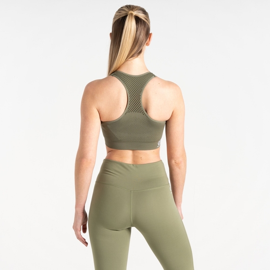 Women's Don't Sweat It II Sports Bra Olivine Green
