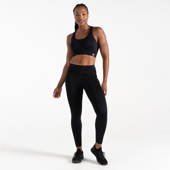 Damen Seamless II Sport-BH Schwarz