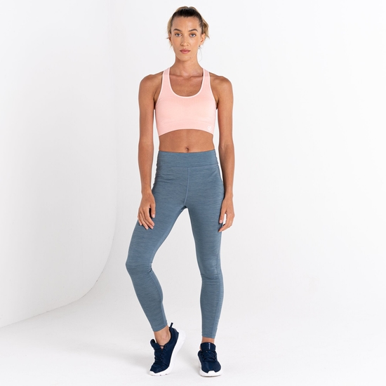 Women's Don't Sweat It II Sports Bra Neon Peach Marl