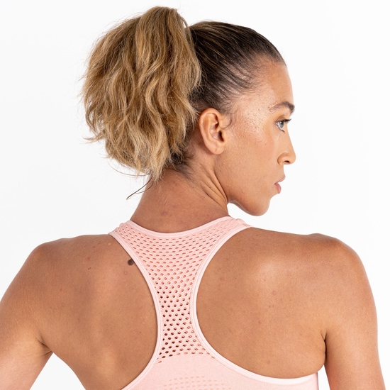 Women's Don't Sweat It II Sports Bra Neon Peach Marl