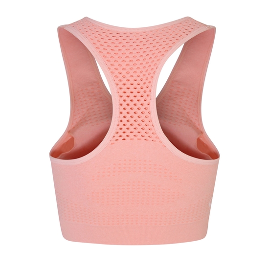 Women's Don't Sweat It II Sports Bra Neon Peach Marl