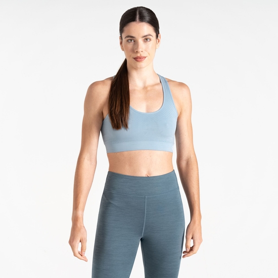 Damen Seamless II Sport-BH Blau
