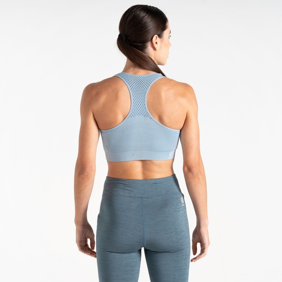 Women's Don't Sweat It II Sports Bra Rainwashed Blue
