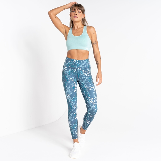 Women's Don't Sweat It II Sports Bra Canton Green Marl