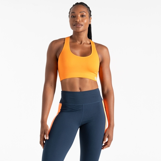 Women's Don't Sweat It II Sports Bra Live Wire Orange